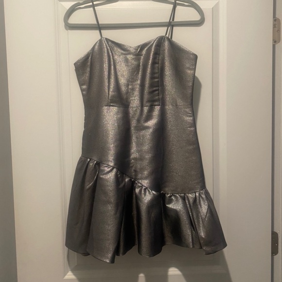 Silver Cocktail Dress - Picture 3 of 6